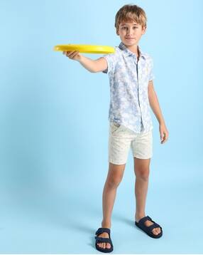 u.s. polo assn. Boys Floral Regular Fit Shirt-picture-15