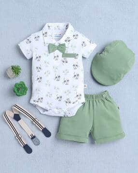 bumzee Printed 4-Piece Shirt & Shorts Set-picture-34