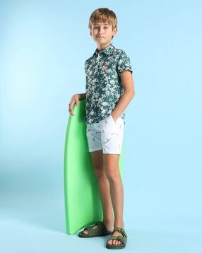 u.s. polo assn. Boys Floral Regular Fit Shirt-picture-12