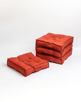 skanda fab Pack Of 4Floor Cushion-picture-17