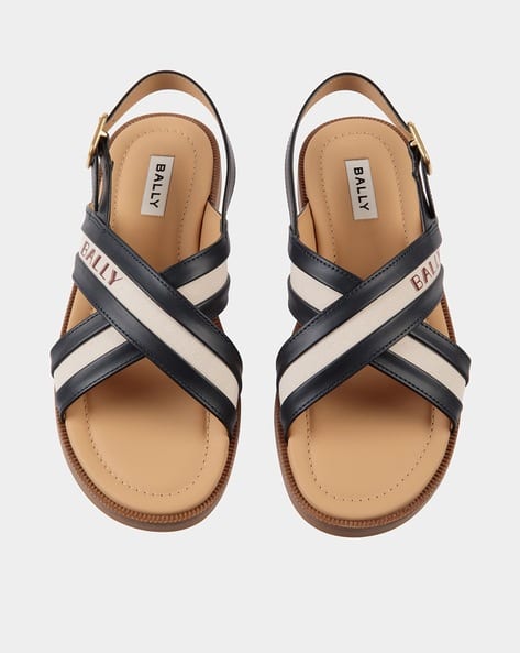 Buy Bally Grayson Glide Sandals White Blue Color Men AJIO LUXE
