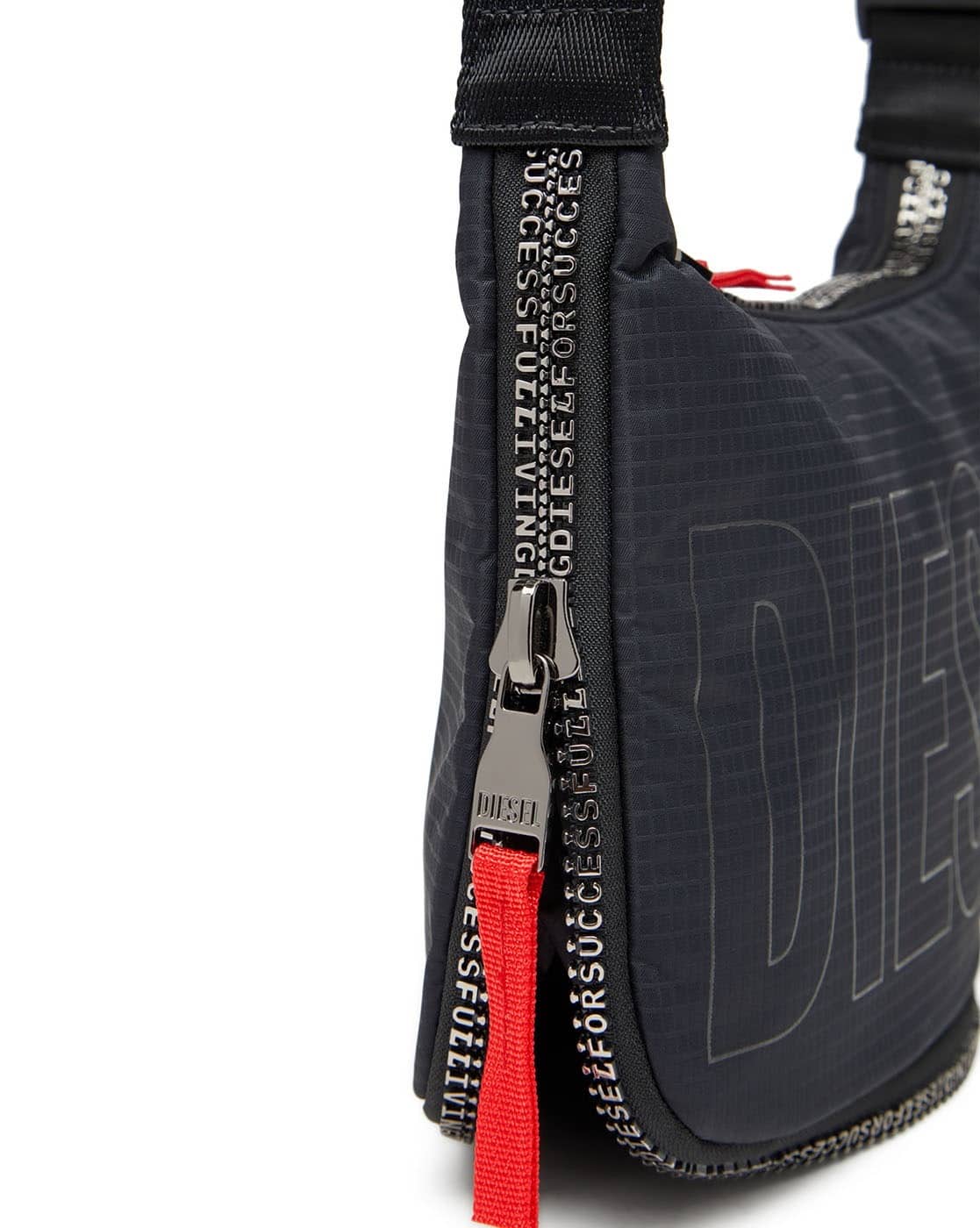 Buy DIESEL Zip-D Fashion Bag | Black Color Men | AJIO LUXE