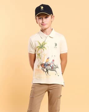 u.s. polo assn. Boys Graphic Polo T-shirt-picture-40