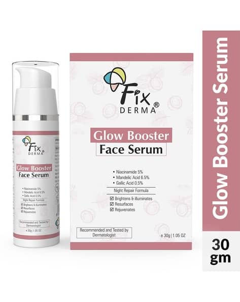 Fixderma 5 Niacinamide Serum Glow Booster Face Serum with 6.5 Mandelic & 0.5 Gallic Acid