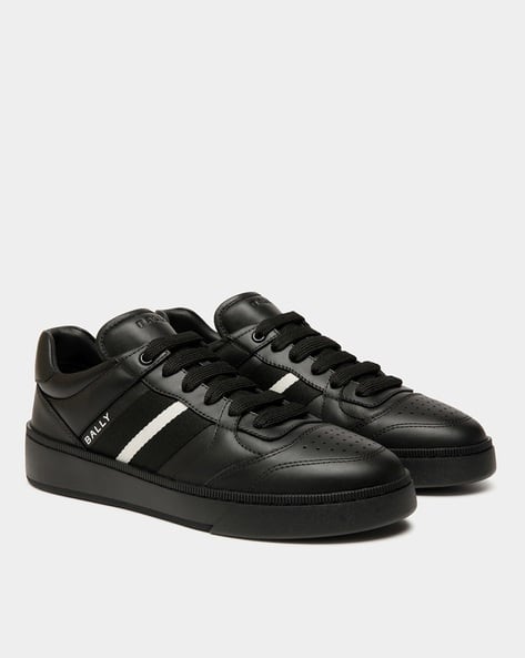 Buy Bally Rebby Raise Lace-Up Sneakers | Black Color Men