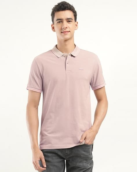 LEVI'S Men Regular Fit Polo T-Shirt with Brand Print