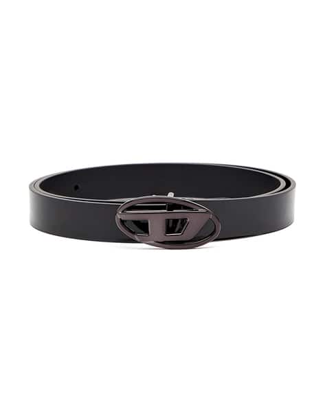 Buy DIESEL B-1DR 20 Leather Belt Black Color Women AJIO LUXE