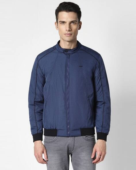 PETER ENGLAND Men Panelled Regular Fit Track Jacket