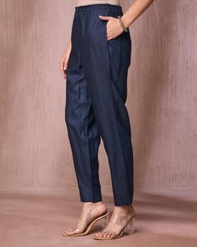 Women Pants with Elasticated Waist