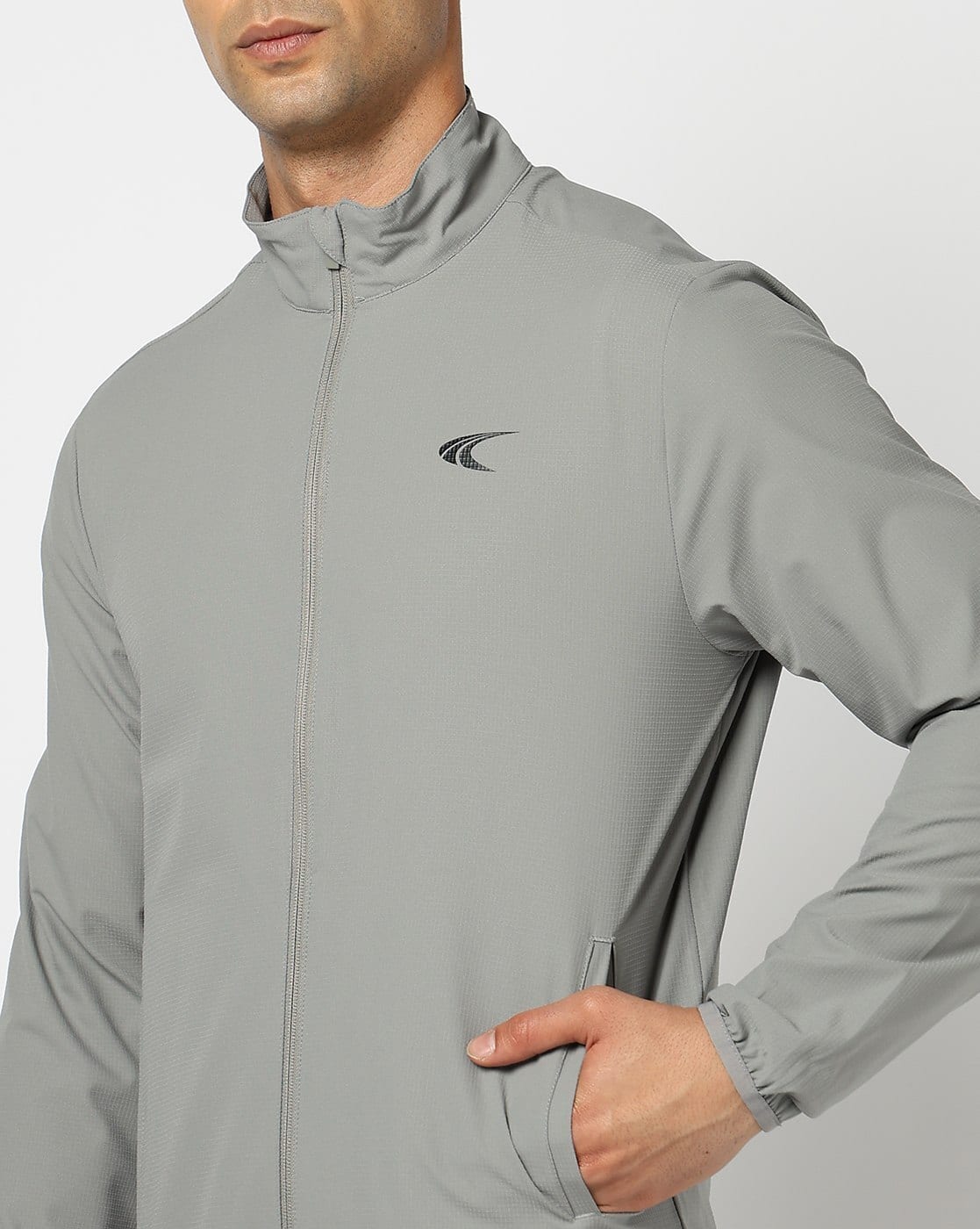 Buy PERFORMAX Men Zip-Front Relaxed Fit Jacket Online | Ajio.com