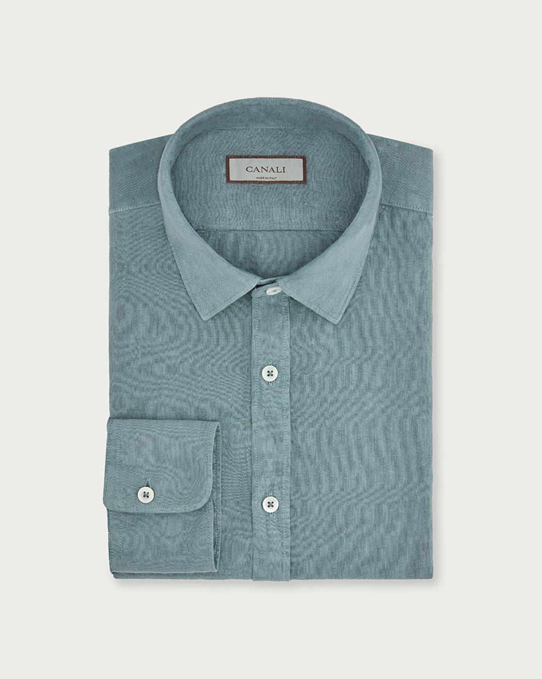 Garment Dyed Linen Regular Fit Shirt