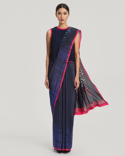 SATYA PAUL Women Gleam Printed Silk Saree