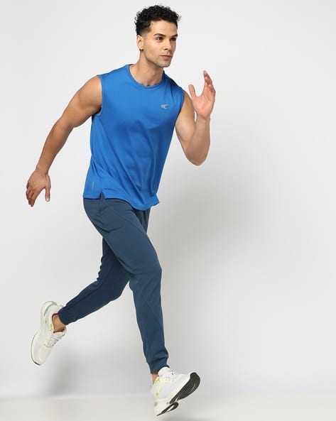 PERFORMAX Men Regular Fit Sleeveless Crew-Neck T-Shirt