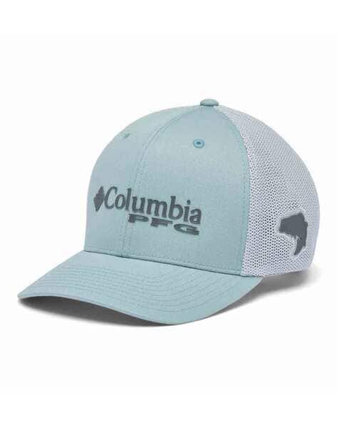 Adjustable Hat Light Blue Columbia Hat Men Embroidered Baseball