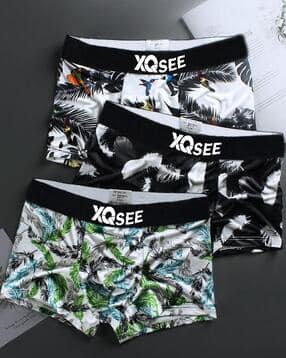 xqsee Men Pack of 3 Printed Trunks-picture-44