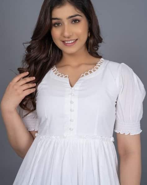 white dress neck designs 10 Types of Neck Designs for Dresses For Women  Shinisha