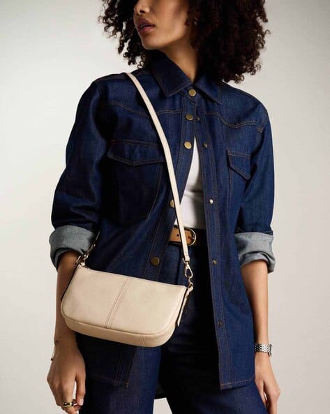 FOSSIL Leather Western Handbag