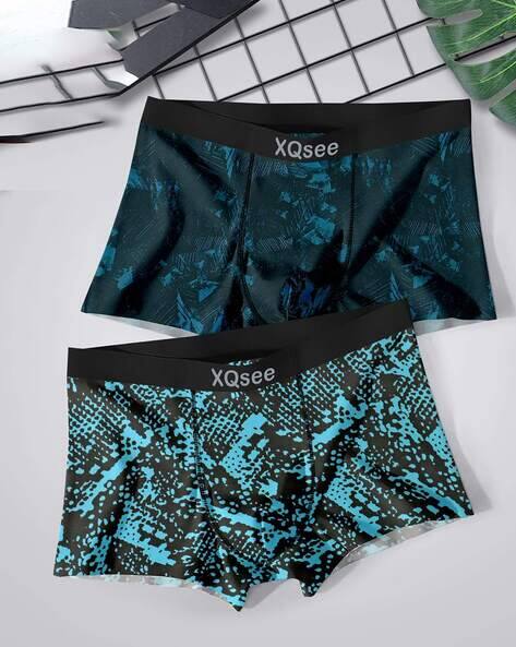 Asthamoxi Men Nylon Trunks Pack of 2