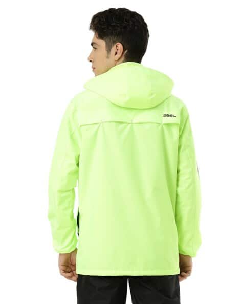 Buy ZEEL Men Regular Fit Hooded Raincoat Online | Ajio.com
