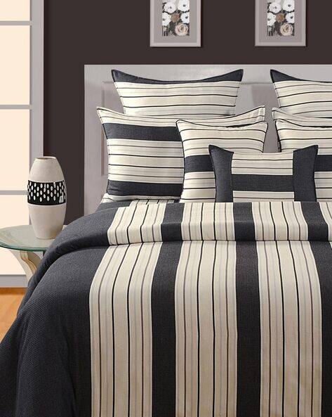 Buy Black Bedsheets for Home Kitchen by Swayam Online