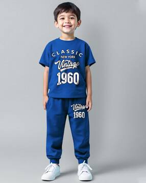trampoline Boys Graphic Pants and T-Shirt Set-picture-14