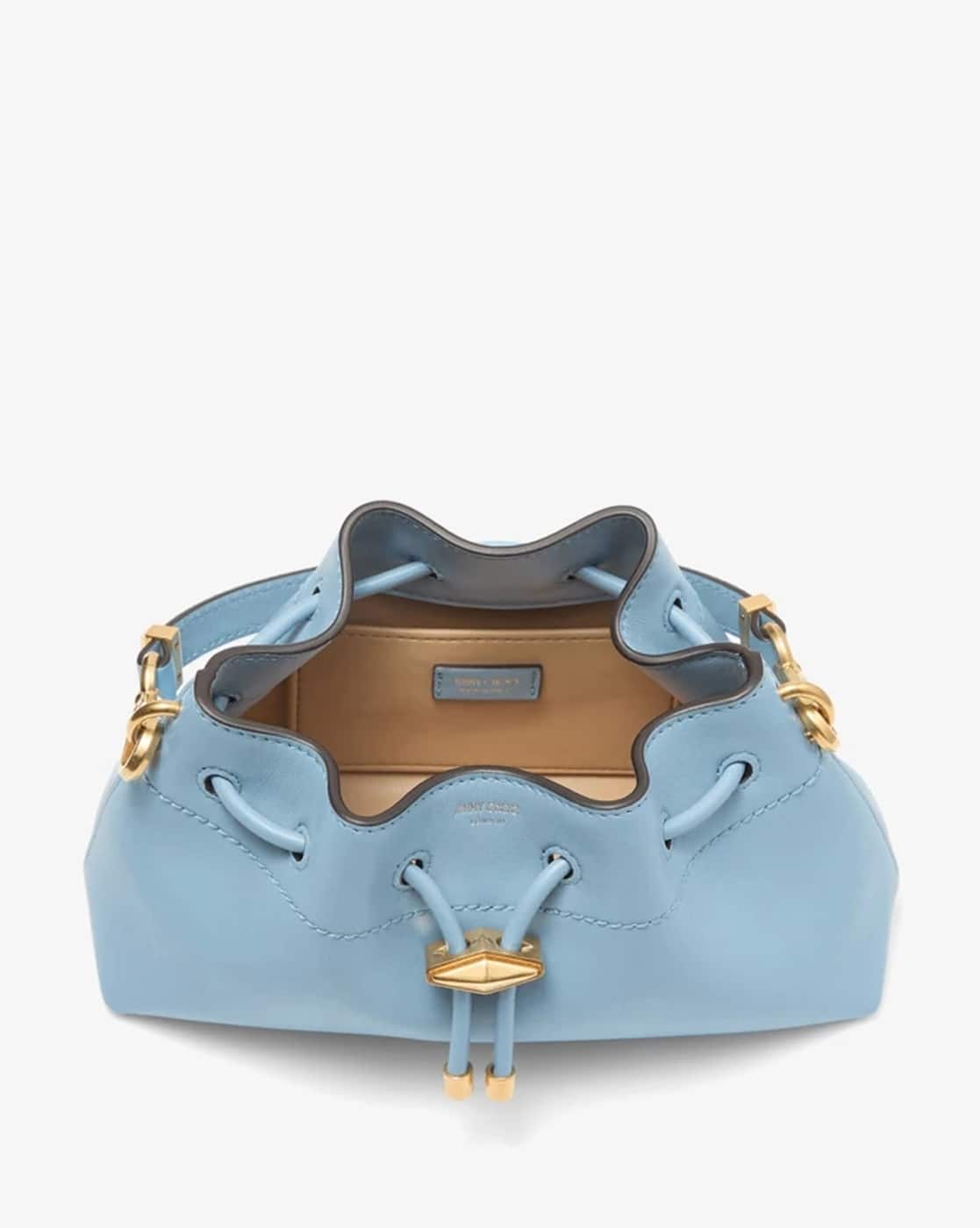 Buy Jimmy Choo Cinch S Leather Bag | Blue Color Women | AJIO LUXE