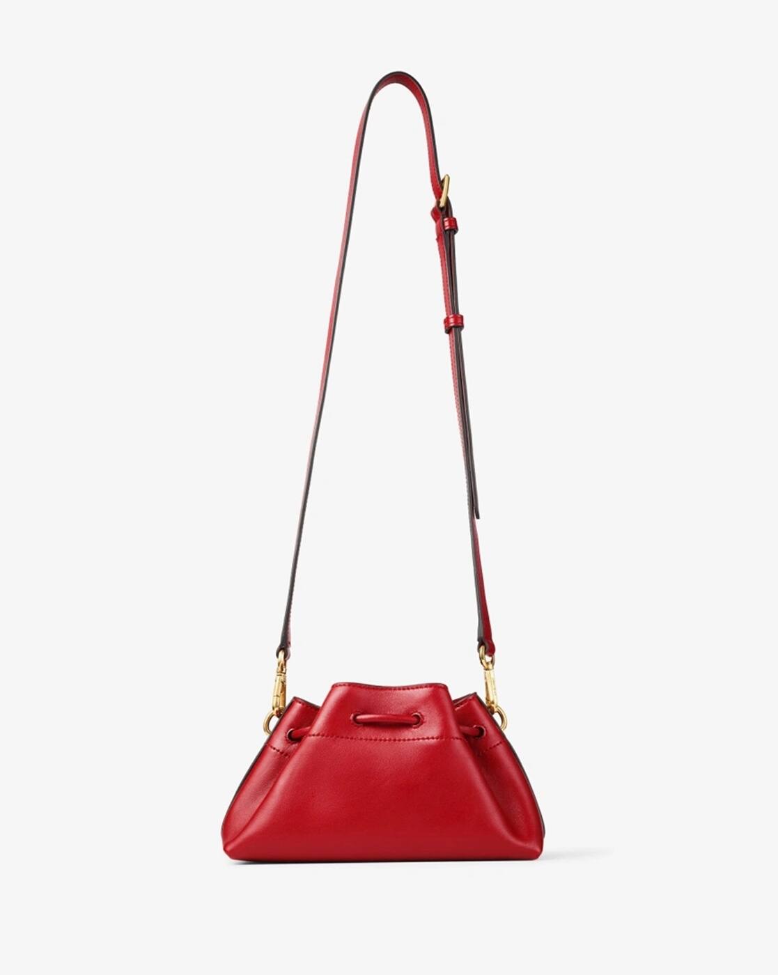 Buy Jimmy Choo Cinch S Leather Bag | Red Color Women | AJIO LUXE