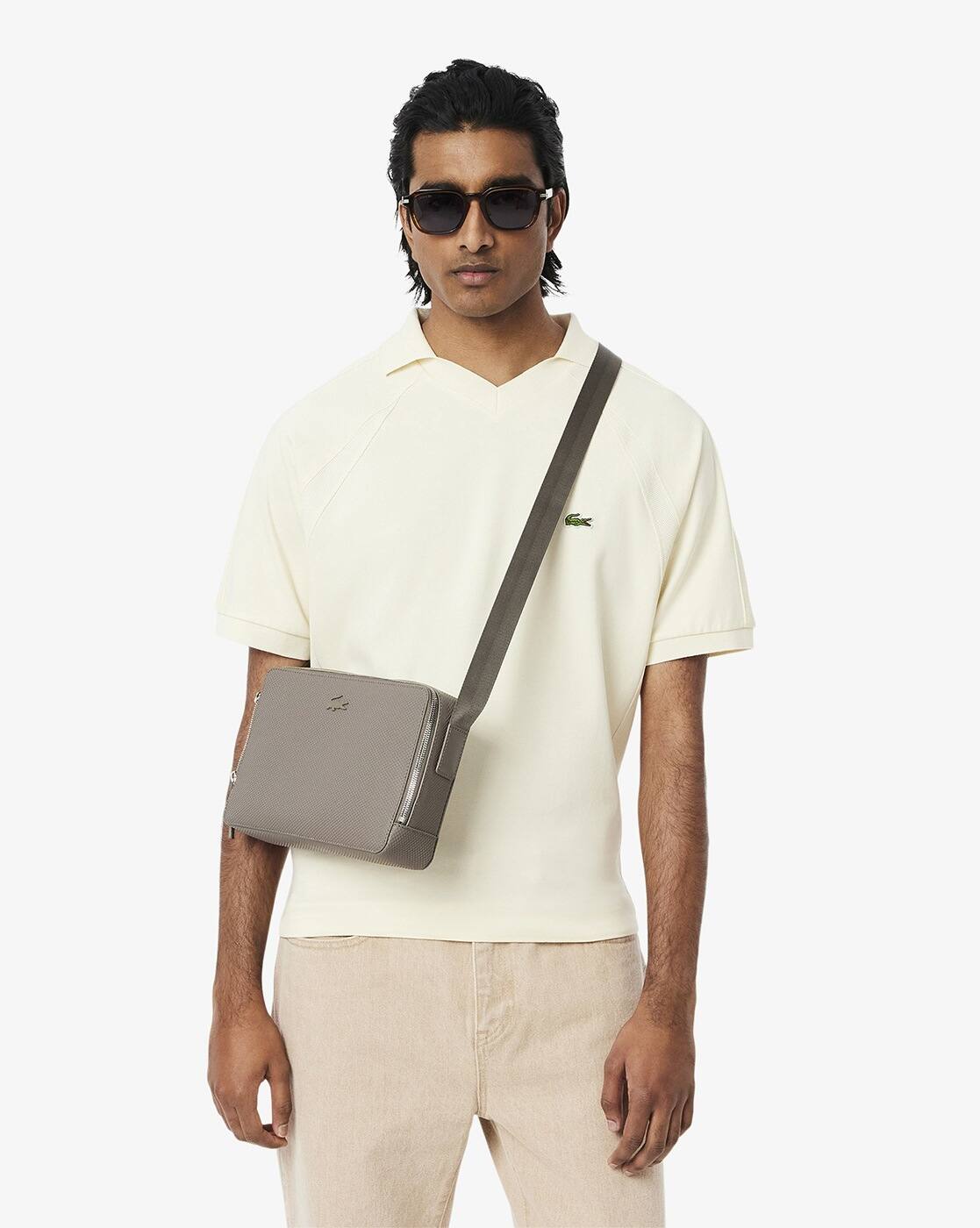 Buy Grey Fashion Bags for Men by Lacoste Online | Ajio.com