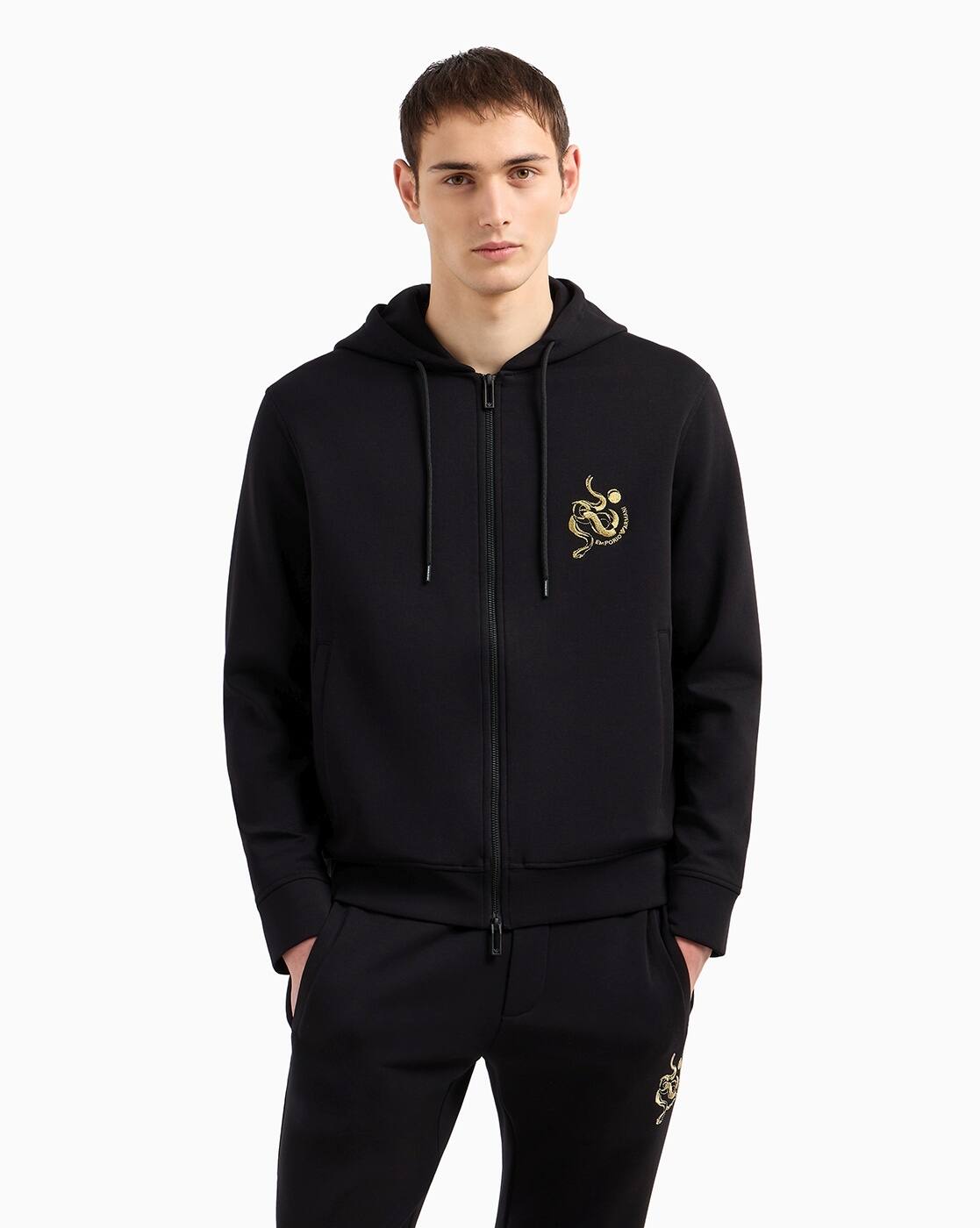 Emporio Armani double zip Ninja foodie