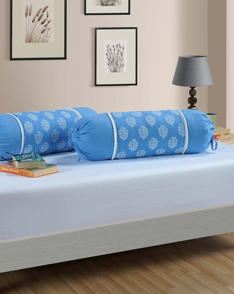 Buy Blue Cushions Pillows for Home Kitchen by Swayam Online