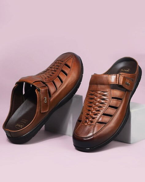 Men Round-Toe Shoe-Style Sandals