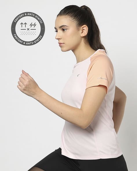 PERFORMAX Women Regular Fit Crew-Neck Running T-Shirt
