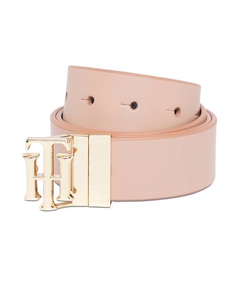 TOMMY HILFIGER Square Buckle Leather Belt