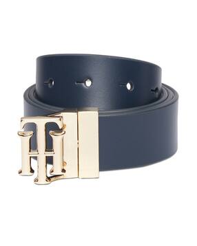 Square Buckle Leather Belt