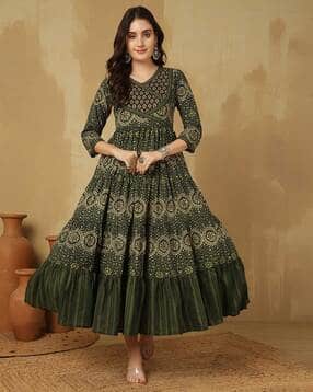 Women Printed Anarkali Kurta-image-16