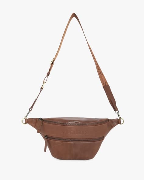 Men Premium Leather Bum Bag