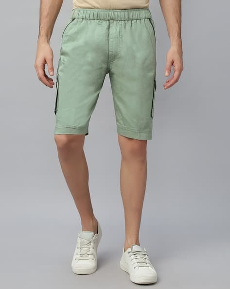 Men Cargo Shorts with Elasticated Waist