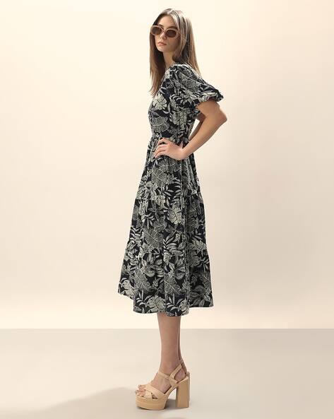 vero moda fit and flare dress Lace Fit & Flare Midaxi Dress main image 0
