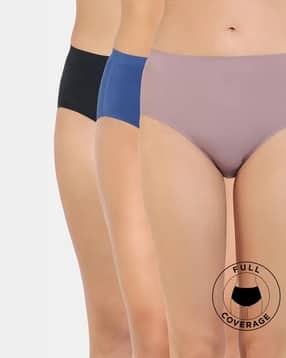 zivame Pack of 3 Women Mid-Rise Hipsters-picture-21