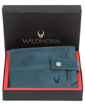 wildhorn Men Logo Print Bi-Fold Wallet-picture-49