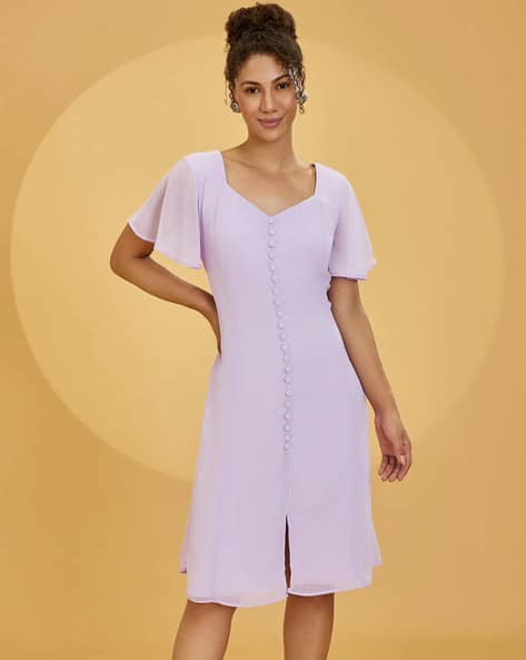 Buy Purple Dresses for Women by URBAN SUNDARI Online
