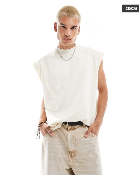 Oversized Cotton Crew-Neck T-Shirt