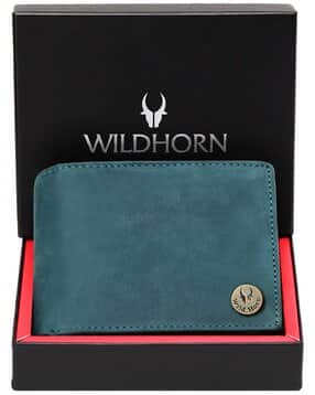 wildhorn Men Logo Print Bi-Fold Wallet-picture-11