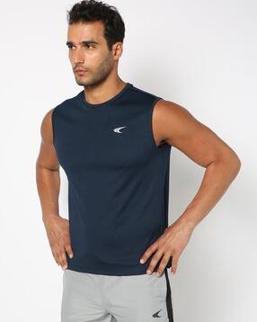 performax Men Regular Fit Sleeveless Crew-Neck T-Shirt-picture-37