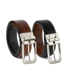 Men Leather Reversible Belt-image-19