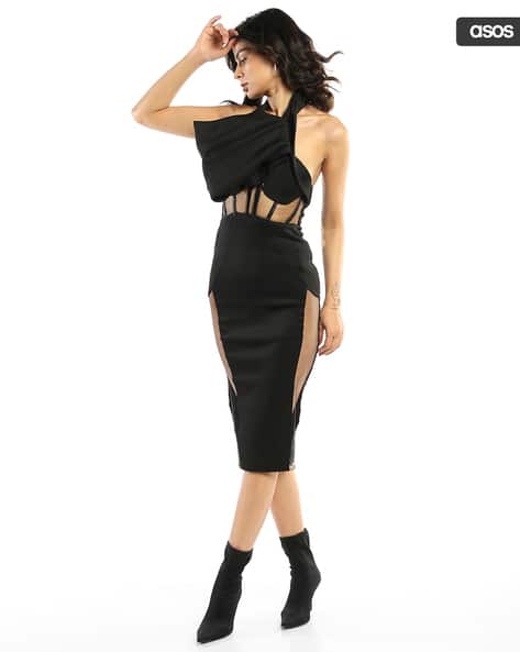Buy Black Dresses for Women by ASOS DESIGN Online | Ajio.com