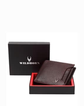 wildhorn Men Logo Print Bi-Fold Wallet-picture-24