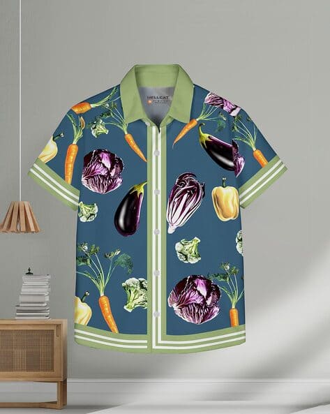 Hellcat Boys Graphic Print Regular Fit Shirt
