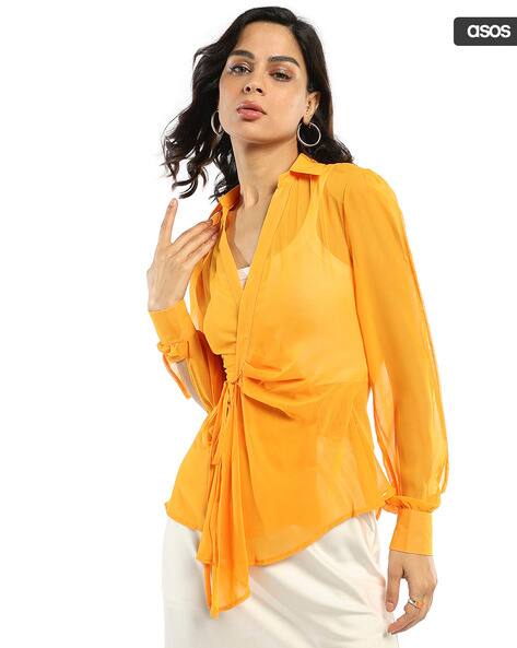 Buy Orange Shirts for Women by ASOS DESIGN Online
