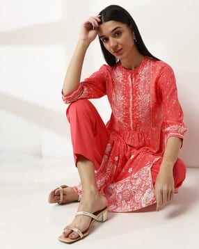 rangriti Women Floral Print Straight Kurta-picture-44
